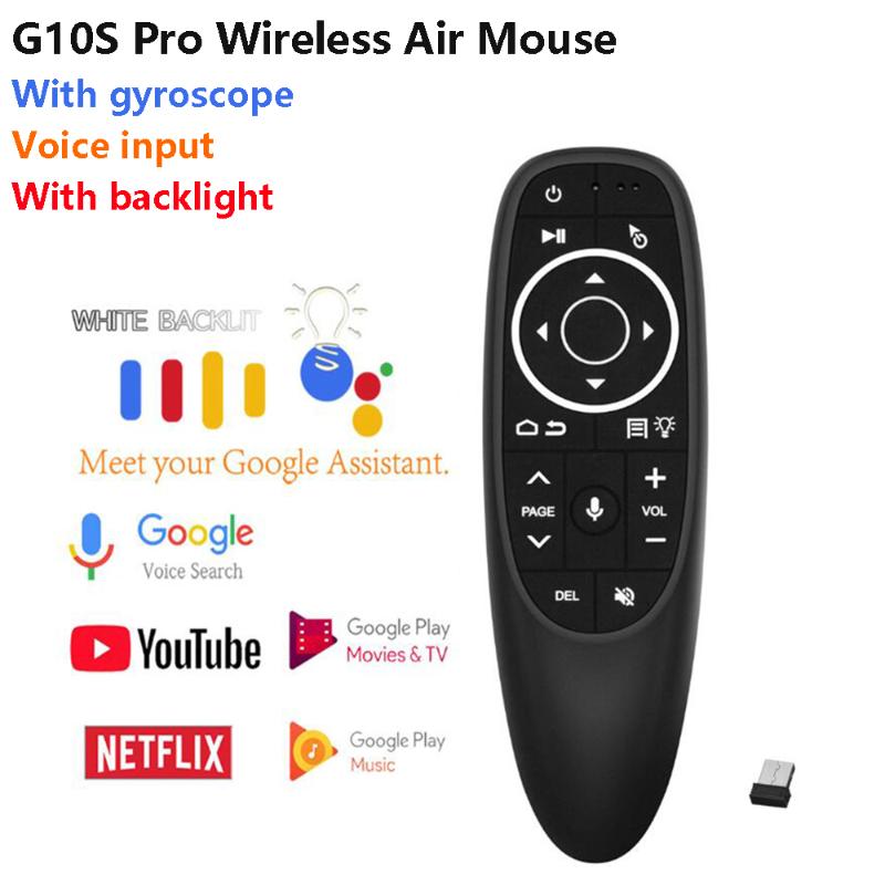 G10 G10S Pro Wireless Air Mouse Bluetooth USB2.4G Gyroscope Support Smart Voice LED Backlight Remote Control
G10 G10S Pro Wireless Air Mouse Bluetooth USB2.4G Gyroscope Support Smart Voice LED Backlight Remote Control