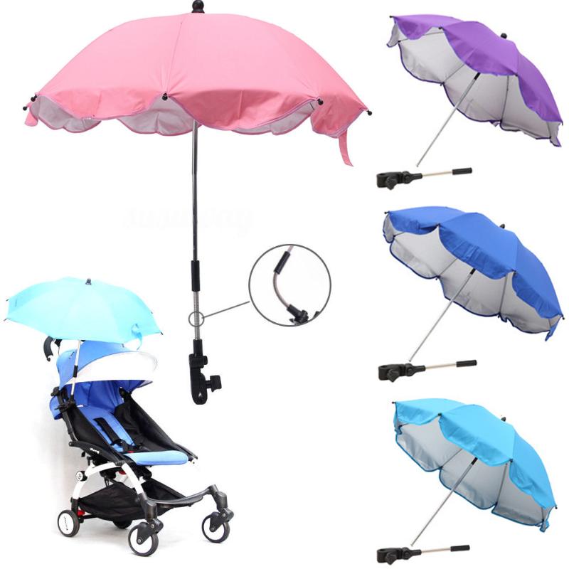 Baby Stroller Umbrella Anti-UV Sun Canopy Cover 360 Adjustable Pram Umbrellas Stretch Stand Holder Stroller Accessories
Baby Stroller Umbrella Anti-UV Sun Canopy Cover 360 Adjustable Pram Umbrellas Stretch Stand Holder Stroller Accessories