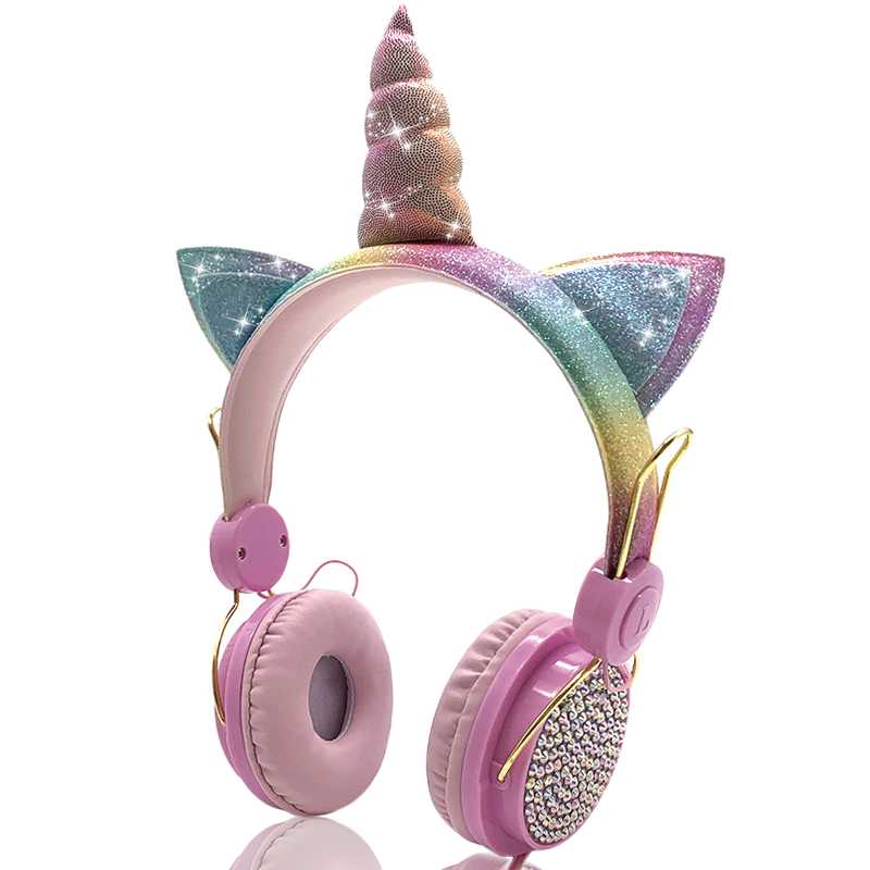 Cute Unicorns Wired kidsHeadphone Music Stereo Earphone for Computer Mobile Phone Gaming Headset Kid Girls Daughters Gift
Cute Unicorns Wired kidsHeadphone Music Stereo Earphone for Computer Mobile Phone Gaming Headset Kid Girls Daughters Gift