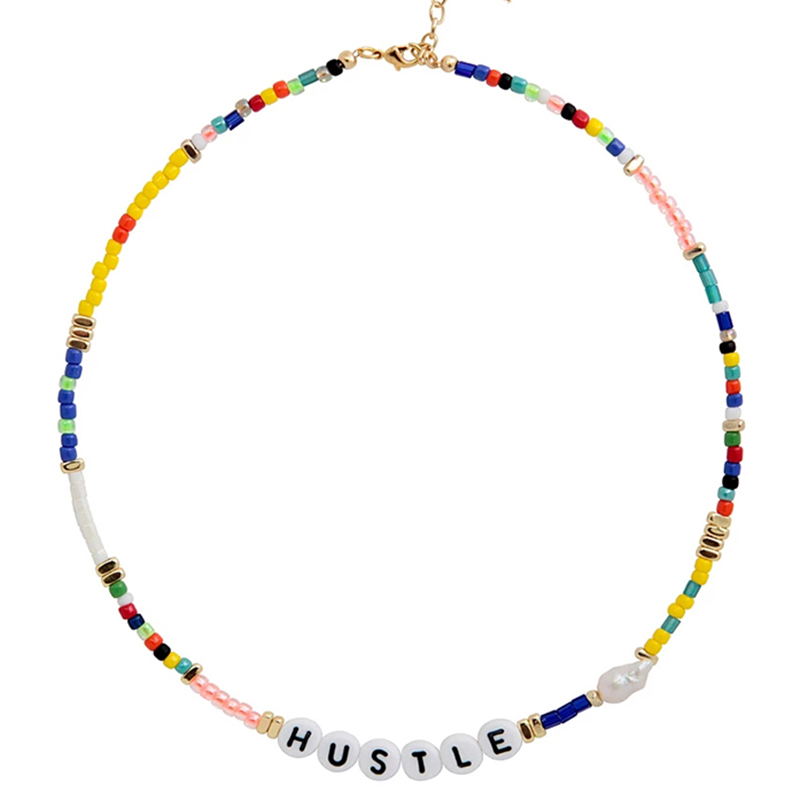 Colourful Beads Bohemian Style Necklace Delicate Handmade Short Pearl Beaded Choker 2020 Women Fashion Accessories Jewelry
Colourful Beads Bohemian Style Necklace Delicate Handmade Short Pearl Beaded Choker 2020 Women Fashion Accessories Jewelry