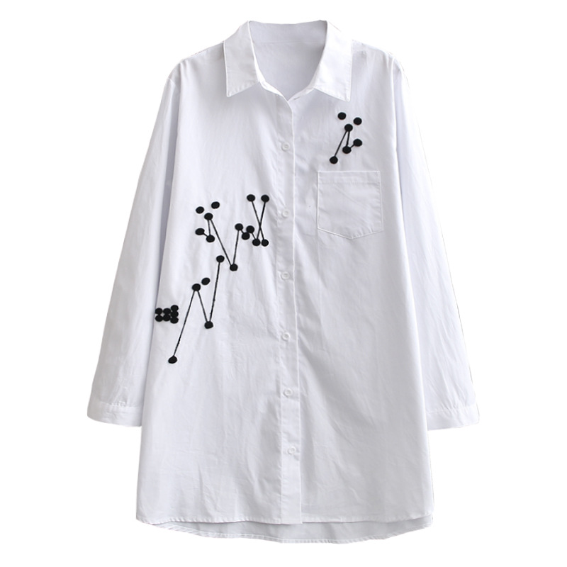 Autumn Women Shirts Ladies White Tops Female Long Sleeve Blouses Constellation Embroidery Loose Plus Size Clothing S79 8077
Autumn Women Shirts Ladies White Tops Female Long Sleeve Blouses Constellation Embroidery Loose Plus Size Clothing S79 8077
