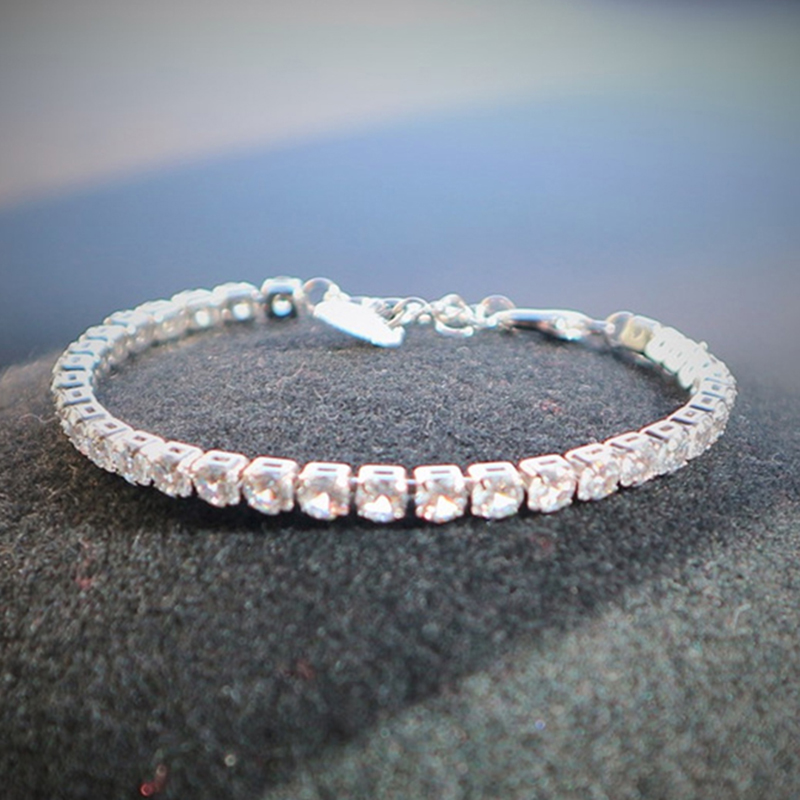 Charm Tennis Bracelet for Women Zirconia CZ Gold Silver Color Stainless Steel Chain Crystal Fashion Bracelet Drop Shipping
Charm Tennis Bracelet for Women Zirconia CZ Gold Silver Color Stainless Steel Chain Crystal Fashion Bracelet Drop Shipping