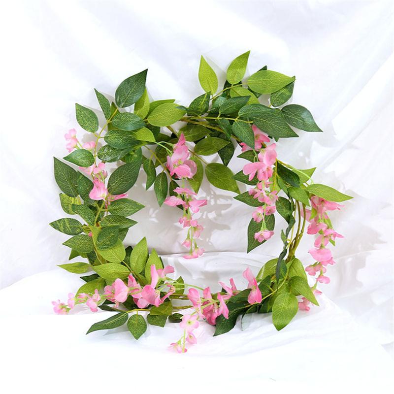 Artificial Garland Simulation Wisteria Flower DIY Wall-Mounted Rattan Decoration Home Door And Window Wedding Party Supplies, Red
Artificial Garland Simulation Wisteria Flower DIY Wall-Mounted Rattan Decoration Home Door And Window Wedding Party Supplies, Red