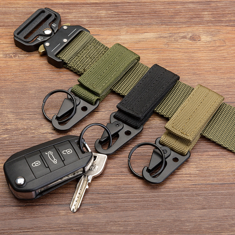 Men's canvas clasp Colorful Keychain nylon metal button Oyster mouth shape Paste belts Cool alloy buckle men eagle belt, Black
Men's canvas clasp Colorful Keychain nylon metal button Oyster mouth shape Paste belts Cool alloy buckle men eagle belt, Black