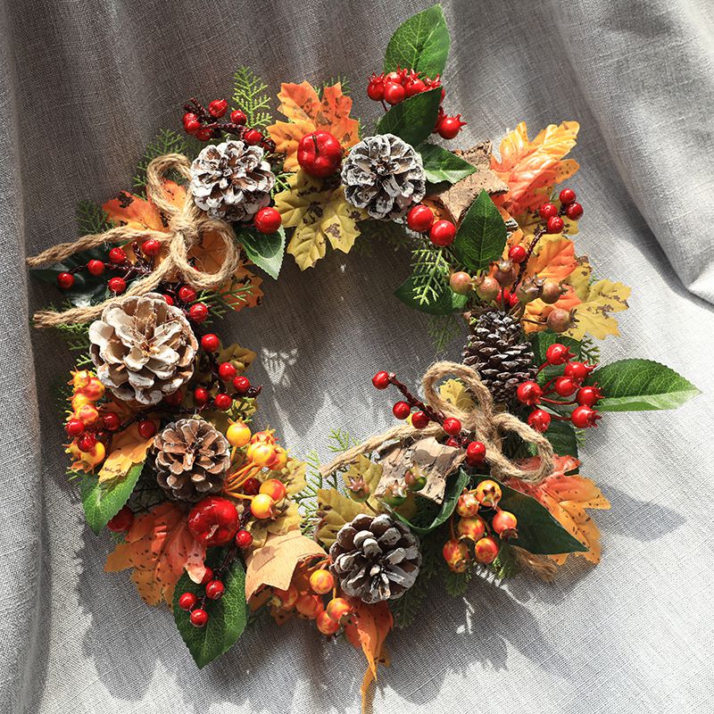 12Inch Decoration Ornament Christmas Wreath Artificial Pine Cones Berries And Holiday Hanging Front Door
12Inch Decoration Ornament Christmas Wreath Artificial Pine Cones Berries And Holiday Hanging Front Door