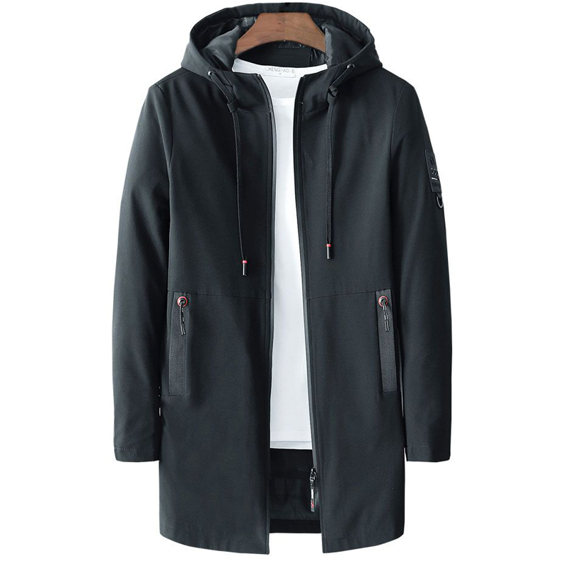 Spring Autumn Casual Long Jacket Men 2020 Plus size -5XL Stand collar Windproof Jackets Hooded Solid Elastic Windbreaker, Gray
Spring Autumn Casual Long Jacket Men 2020 Plus size -5XL Stand collar Windproof Jackets Hooded Solid Elastic Windbreaker, Gray