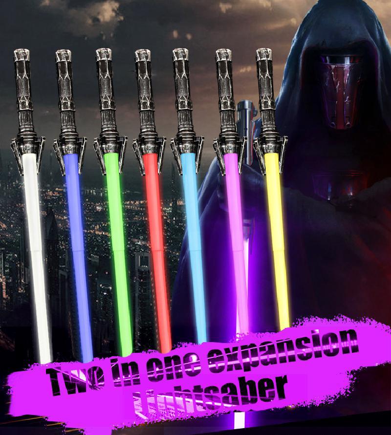 2in1 Luninous Lightsaber Colorful LED Sword Weapons Props Cosplay Bar Party Wars Flashing Lightstick Simulated Sound Light Saber Toys
2in1 Luninous Lightsaber Colorful LED Sword Weapons Props Cosplay Bar Party Wars Flashing Lightstick Simulated Sound Light Saber Toys