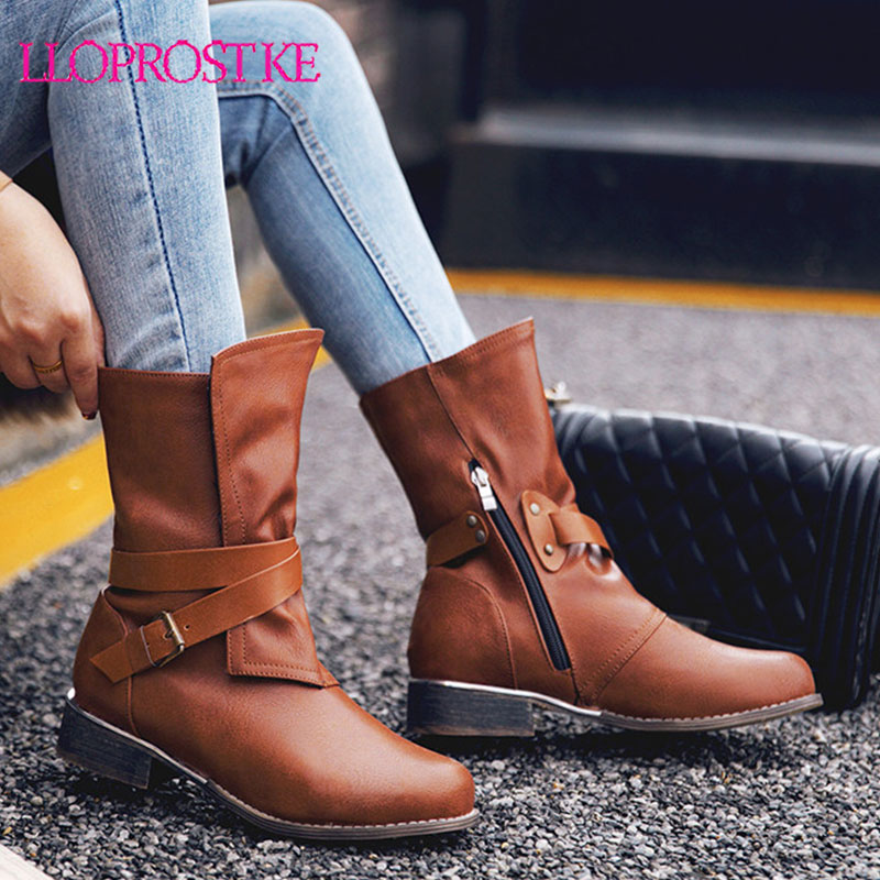 Lloprost ke Size 34-48 2020 New Women Boots Autumn Brown Retro Style Mid-Calf Boots Russia Winter Keep Warm Snow
Lloprost ke Size 34-48 2020 New Women Boots Autumn Brown Retro Style Mid-Calf Boots Russia Winter Keep Warm Snow