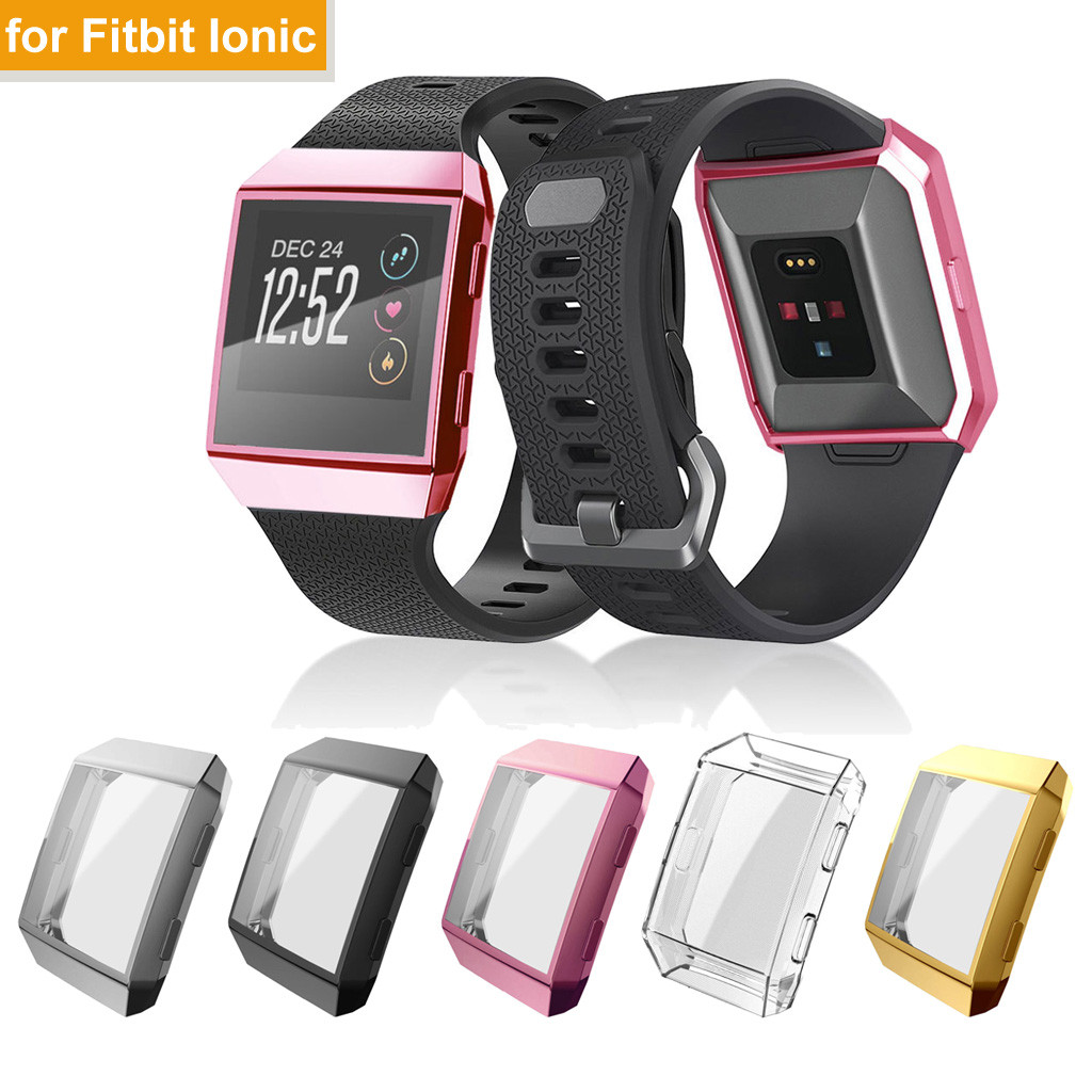 all-around screen protective case cover for fitbit ionic smart watch tpu plating screen protector tempered 3d full cover
all-around screen protective case cover for fitbit ionic smart watch tpu plating screen protector tempered 3d full cover