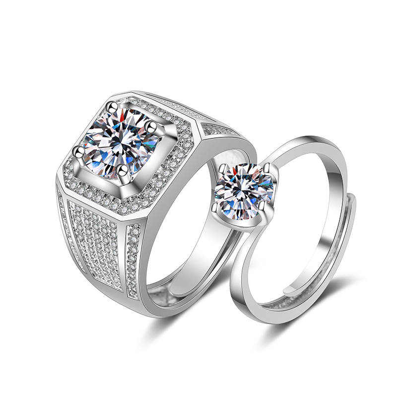 2pcs Set Men Womens Lovers Rings Fine Jewelry Ring Simple Engagement Wedding Ring Jewelry Adjustable
2pcs Set Men Womens Lovers Rings Fine Jewelry Ring Simple Engagement Wedding Ring Jewelry Adjustable