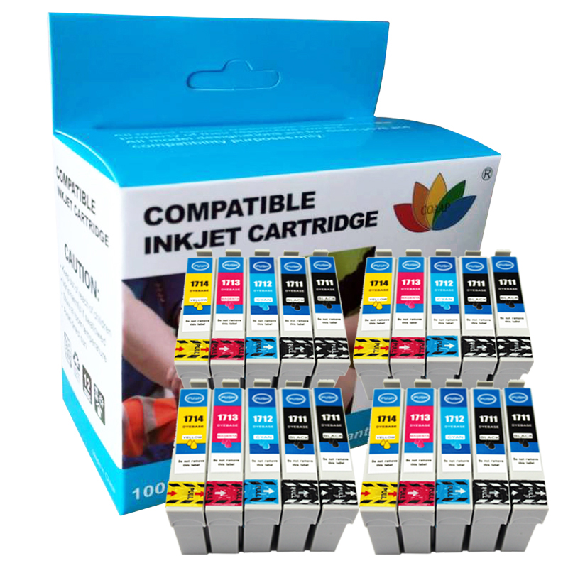 Printer ink cartridge for Compattible inks XP-103 XP-203 XP-207 XP-33 XP-303 XP-306 XP-313 XP-403 XP-406 XP-413 17XL T1711
Printer ink cartridge for Compattible inks XP-103 XP-203 XP-207 XP-33 XP-303 XP-306 XP-313 XP-403 XP-406 XP-413 17XL T1711