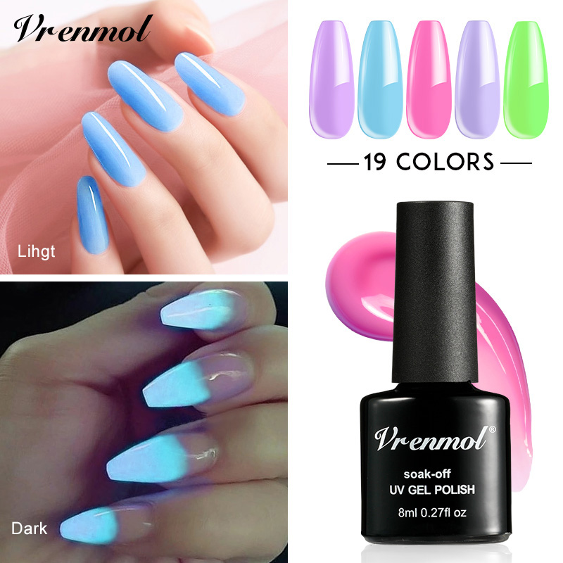 Vrenmol 1pcs Shimmer Neon Fluorescent Luminous Glow In Dark Night Long Lasting Lucky Lacquer Gel Varnish Nail Gel Polish, Yg17
Vrenmol 1pcs Shimmer Neon Fluorescent Luminous Glow In Dark Night Long Lasting Lucky Lacquer Gel Varnish Nail Gel Polish, Yg17