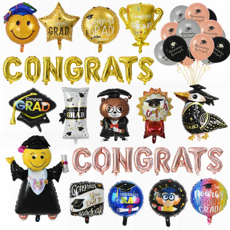 Graduation Cartoon Balloon Congrats Letter Foil Balloons 2020 Graduation Party Decoration Back To School Photo Booth Prop Supply
Graduation Cartoon Balloon Congrats Letter Foil Balloons 2020 Graduation Party Decoration Back To School Photo Booth Prop Supply