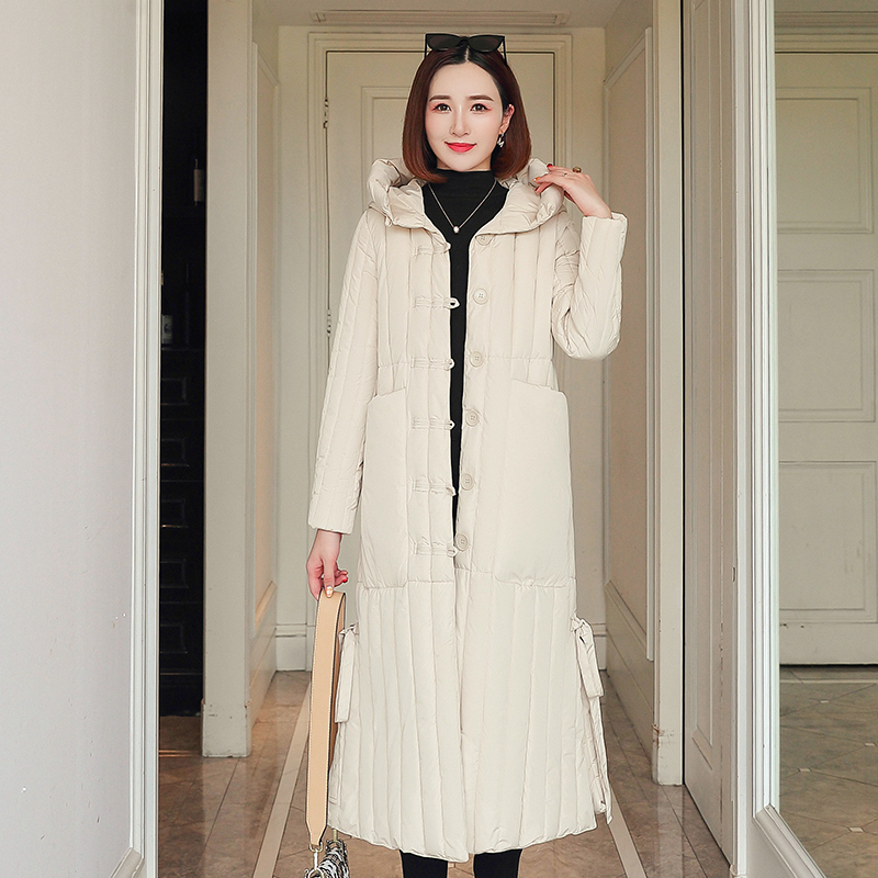 Chinese Style 2020 Winter Jacket Women Hooded With Big Pockets Female X-long Coat Single breasted Stand Collar Solid Parka Warm, Beige
Chinese Style 2020 Winter Jacket Women Hooded With Big Pockets Female X-long Coat Single breasted Stand Collar Solid Parka Warm, Beige