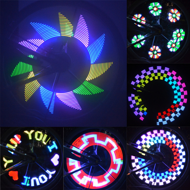32 Patterns Bike Light Waterproof Bicycle wheel light double display flash LED Bicycle spoke lamp Night Cycling lighting
32 Patterns Bike Light Waterproof Bicycle wheel light double display flash LED Bicycle spoke lamp Night Cycling lighting