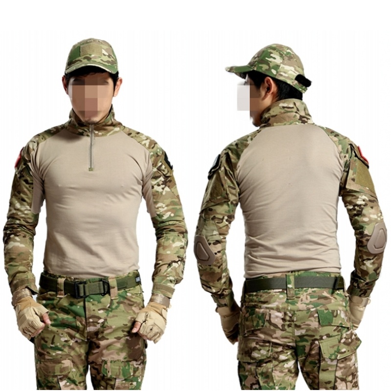 Multicam Tactical Shirt Camouflage Long Sleeve Quick Dry Combat Shirt Men Sniper Hiking Hunting Army T, As pic
Multicam Tactical Shirt Camouflage Long Sleeve Quick Dry Combat Shirt Men Sniper Hiking Hunting Army T, As pic