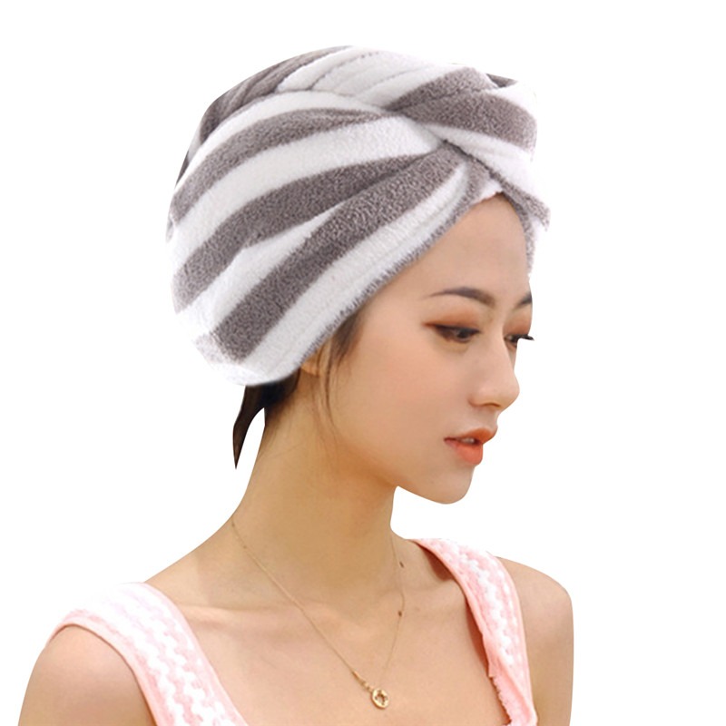 Rapid Quick Drying Hair Towel Quick Handkerchief Clean Towels Dry Hair Hat Bath Wrap Towel Bathing Cap, Gray and white
Rapid Quick Drying Hair Towel Quick Handkerchief Clean Towels Dry Hair Hat Bath Wrap Towel Bathing Cap, Gray and white