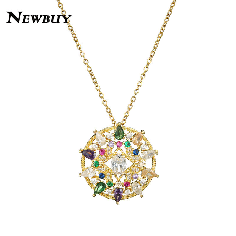 cmoonry Luxury Crystal Cubic Zirconia Jewelry 2020 Fashion Round Pendant Necklace For Women Girl Wedding Jewelry Gift
cmoonry Luxury Crystal Cubic Zirconia Jewelry 2020 Fashion Round Pendant Necklace For Women Girl Wedding Jewelry Gift
