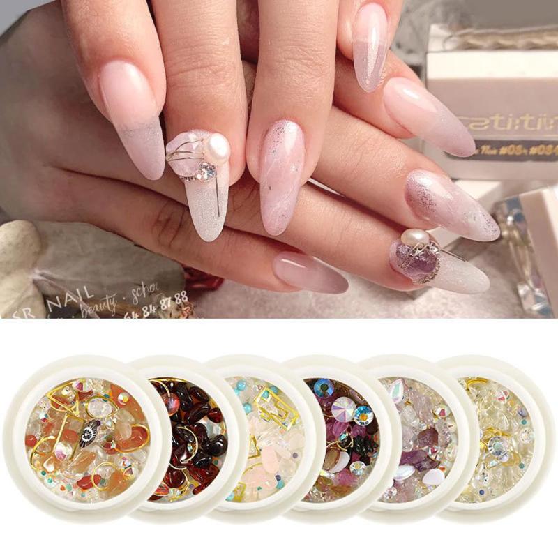 Blue ZOO 1 Box Nail Sequins Flat Shaped Pearl Metal Ring Sparkly 3d Shells Polish Decor For Nail Art Accessories
Blue ZOO 1 Box Nail Sequins Flat Shaped Pearl Metal Ring Sparkly 3d Shells Polish Decor For Nail Art Accessories