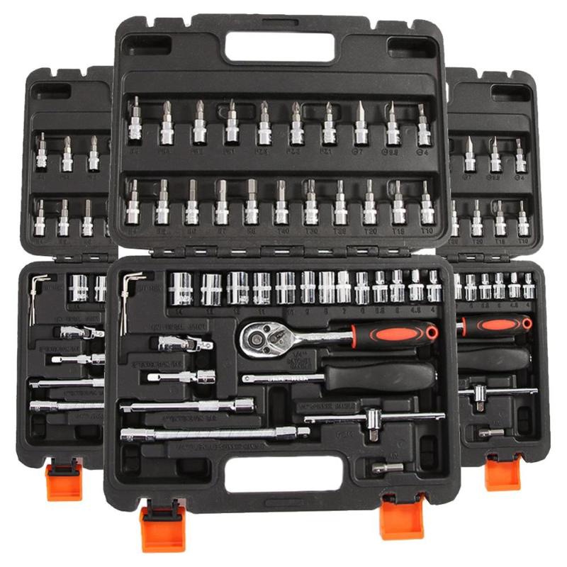 53pcs Hand Tool Set General Household For Car Bicycle Hardware Repair Kit With Tool Storage Box Socket Wrench Screwdriver Knife
53pcs Hand Tool Set General Household For Car Bicycle Hardware Repair Kit With Tool Storage Box Socket Wrench Screwdriver Knife