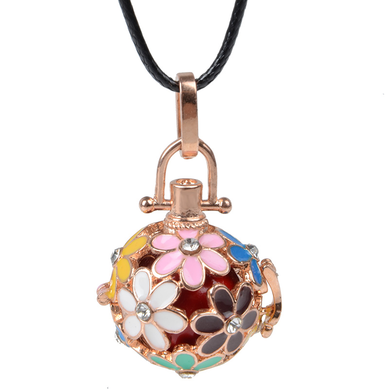 11Colors Rose Gold Color Round Angel Ball Baby Locket Cage Pendant Long Pregnancy Bell Necklace Chime Ball Necklace For Mother
11Colors Rose Gold Color Round Angel Ball Baby Locket Cage Pendant Long Pregnancy Bell Necklace Chime Ball Necklace For Mother