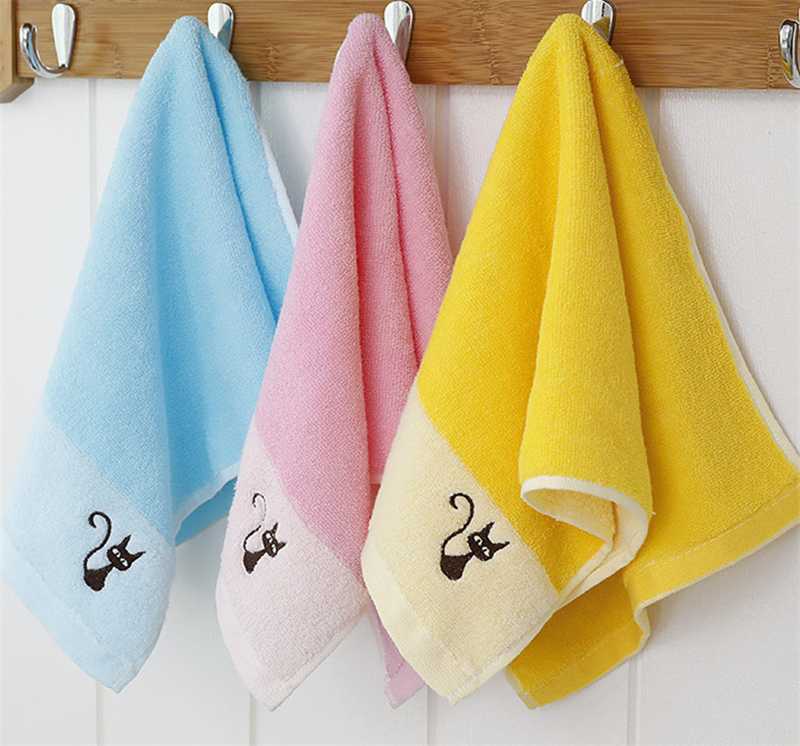 100% Cotton Child Kids Baby Hand Face Towel Embroidered Cartoon Black Cat Bathroom Soft Small Washcloth, Pink
100% Cotton Child Kids Baby Hand Face Towel Embroidered Cartoon Black Cat Bathroom Soft Small Washcloth, Pink
