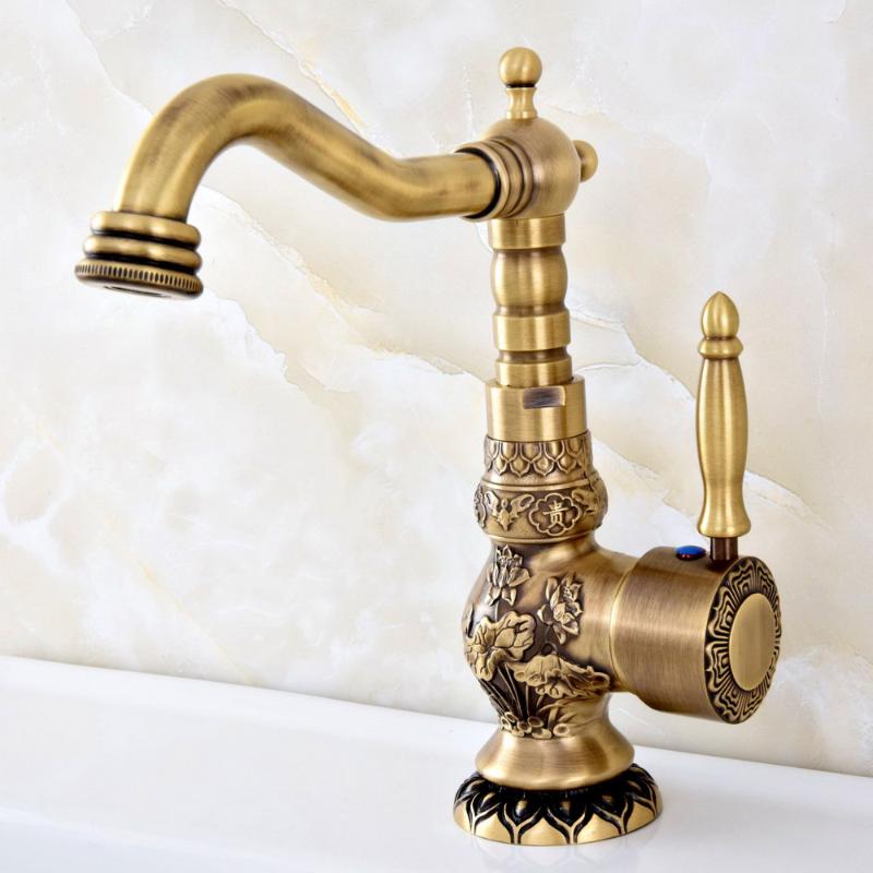Antique Brass 360 Swivel Spout Bathroom Basin Faucet Single Handle Sink Mixer Tap Deck Mount Wsf127
Antique Brass 360 Swivel Spout Bathroom Basin Faucet Single Handle Sink Mixer Tap Deck Mount Wsf127