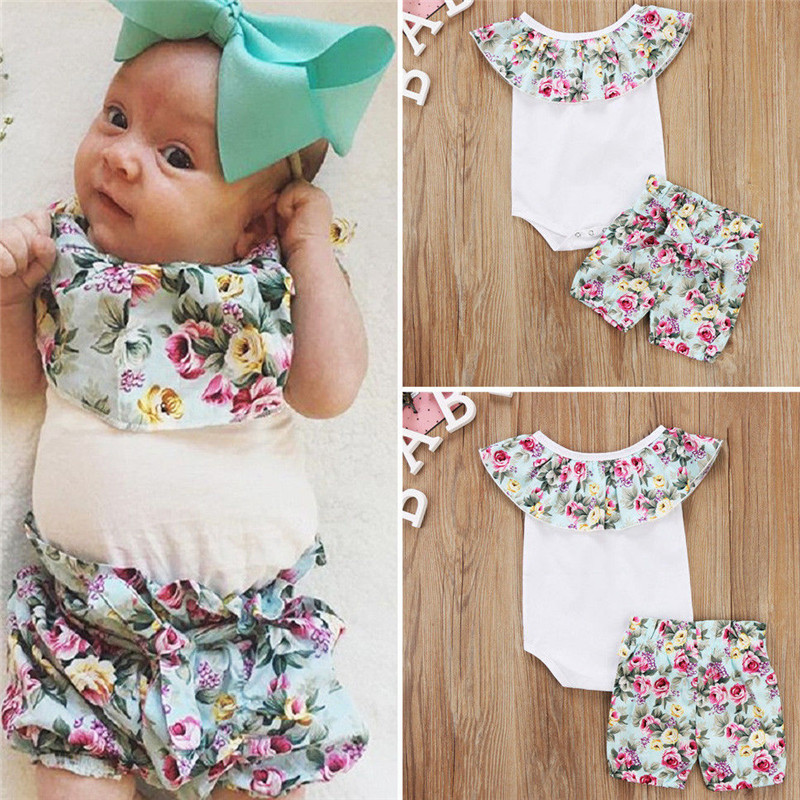 PUDCOCO Newborn Baby Girls Romper Sunsuit Bodysuit 2pcs Tops Floral Shorts Outfits, White
PUDCOCO Newborn Baby Girls Romper Sunsuit Bodysuit 2pcs Tops Floral Shorts Outfits, White