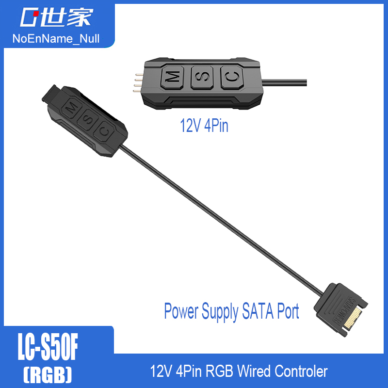 NoEnName-Null SATA RGB Controller DC12V 3 Keys 4Pin Multiple Modes Mini Connector 12V RGB For Case fan light bar
NoEnName-Null SATA RGB Controller DC12V 3 Keys 4Pin Multiple Modes Mini Connector 12V RGB For Case fan light bar