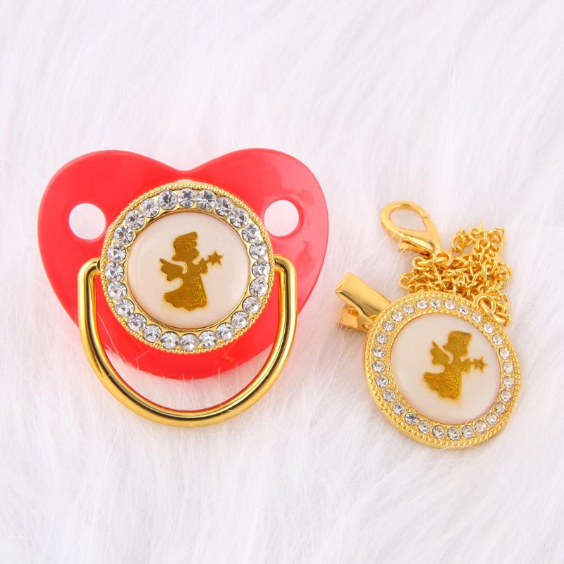 Luxury Little Angel Baby Bling Pacifier and Pacifier Clip Baby Registry Gift Soother Glitter Newborn Unisex Shower Gift
Luxury Little Angel Baby Bling Pacifier and Pacifier Clip Baby Registry Gift Soother Glitter Newborn Unisex Shower Gift