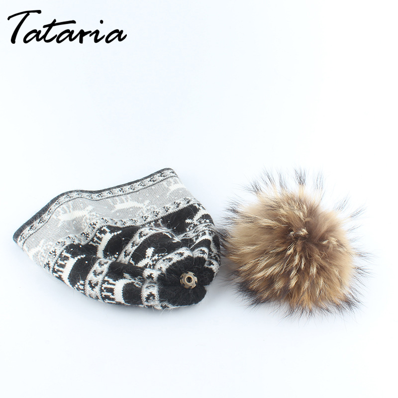 Girl Pom Poms Warm Hat Christmas Party Women Christmas Hats for Women Winter Real Animal Pompom Ball Hats, White
Girl Pom Poms Warm Hat Christmas Party Women Christmas Hats for Women Winter Real Animal Pompom Ball Hats, White