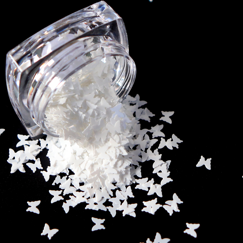 Nail Glitter 4 Boxes/Set Holographic Butterfly 3D Gold Laser Sequins Spangles Nails Art Decoration Polish Manicure Accessories