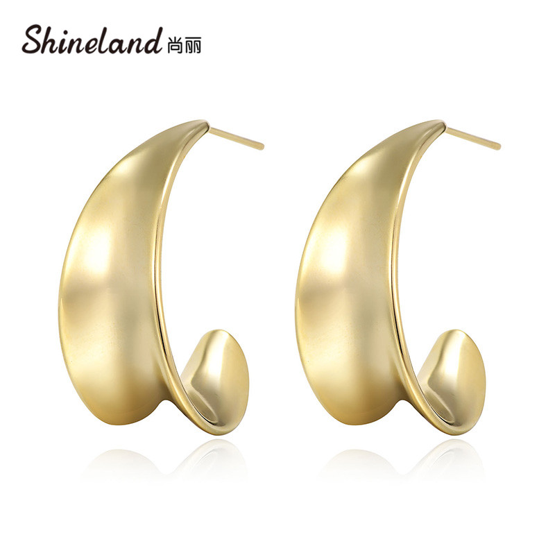 Shineland Punk Metal Stud Earrings For Women bijoux For Statement Brincos Birthday Wedding Gift 2020 New Fashion
Shineland Punk Metal Stud Earrings For Women bijoux For Statement Brincos Birthday Wedding Gift 2020 New Fashion