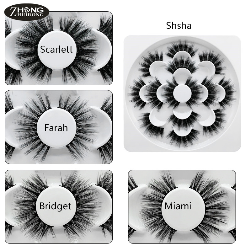 7 pairs of 3D mink eyelashes Handmade natural thick eyelashes extended eyelash beauty
7 pairs of 3D mink eyelashes Handmade natural thick eyelashes extended eyelash beauty