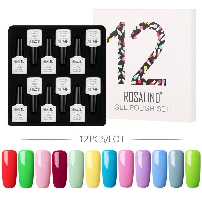 High Quality 12 Pcs Soak-off UV Gel Polish Kit Non Toxic UV Gel Nail Lacquer, As picture
High Quality 12 Pcs Soak-off UV Gel Polish Kit Non Toxic UV Gel Nail Lacquer, As picture