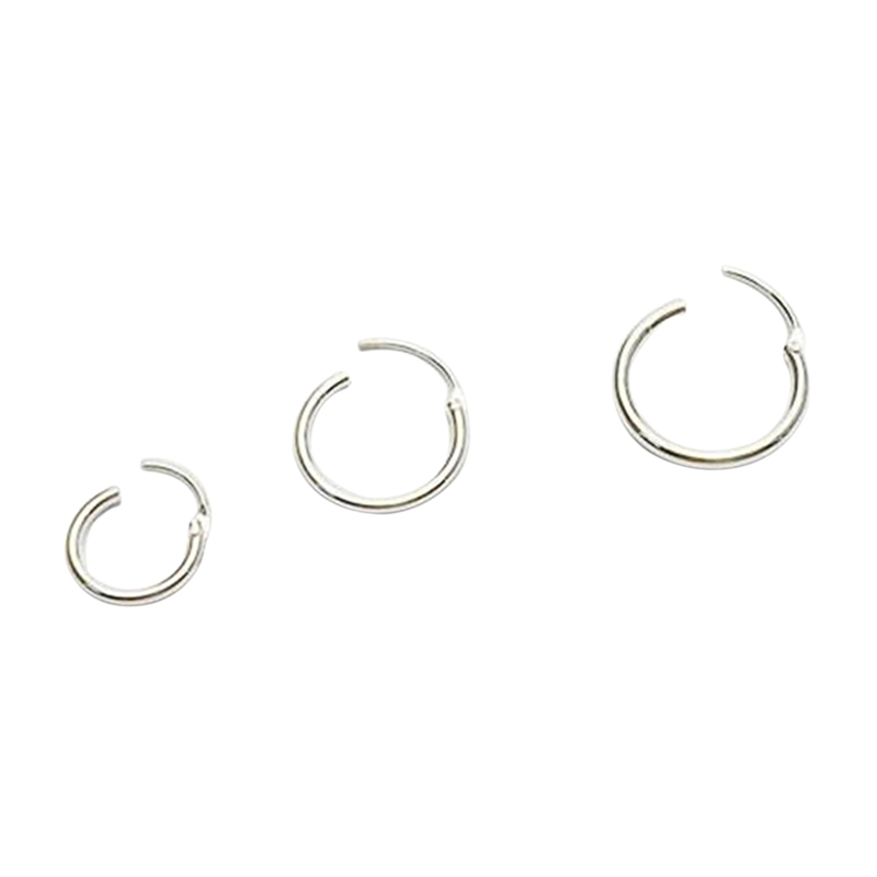 Hoop & Huggie 1 Pair Fashion Earring Women Simple Round Circle Small Ear Stud Girl Punk Hip-hop Earrings Jewelry 2021