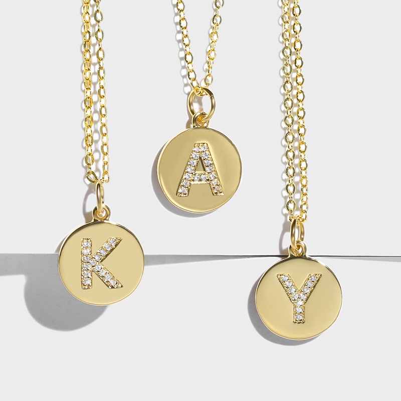 Round Coin A-Z Initial Letter Pendant Necklace For Women Girl Gold Color Chain Female Necklaces Fashion Birthday Jewelry
Round Coin A-Z Initial Letter Pendant Necklace For Women Girl Gold Color Chain Female Necklaces Fashion Birthday Jewelry