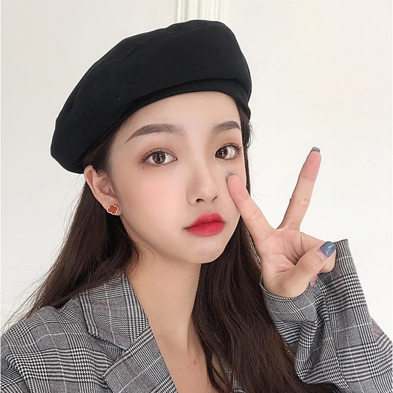 Berets Casual Flat Spring Summer Cotton Beret Hat Women Solid Color Breathable Cap Painter Style Hats, Black
Berets Casual Flat Spring Summer Cotton Beret Hat Women Solid Color Breathable Cap Painter Style Hats, Black