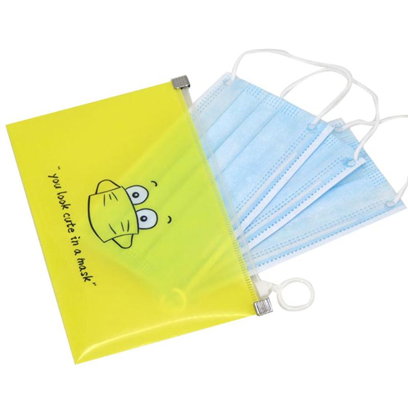 Face Mask Storage Bag Portable Facemask Holder Face Mask Storage Box Case Save Cover Bag