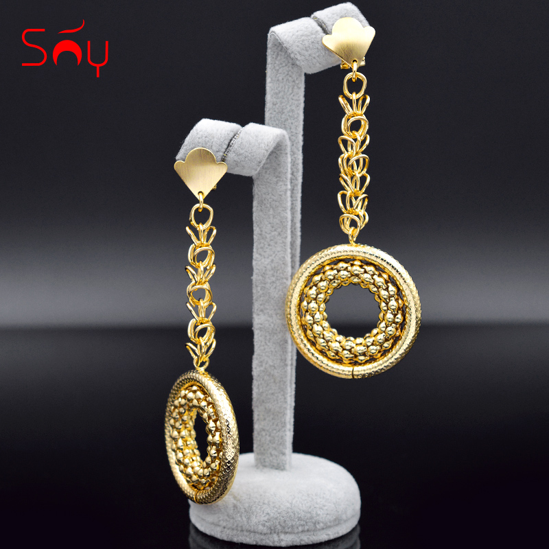 Sunny Jewelry Classic Round Earrings For Women Long Drop Dangle Earrings Dubai Fashion Big For Party Engagement Gift
Sunny Jewelry Classic Round Earrings For Women Long Drop Dangle Earrings Dubai Fashion Big For Party Engagement Gift