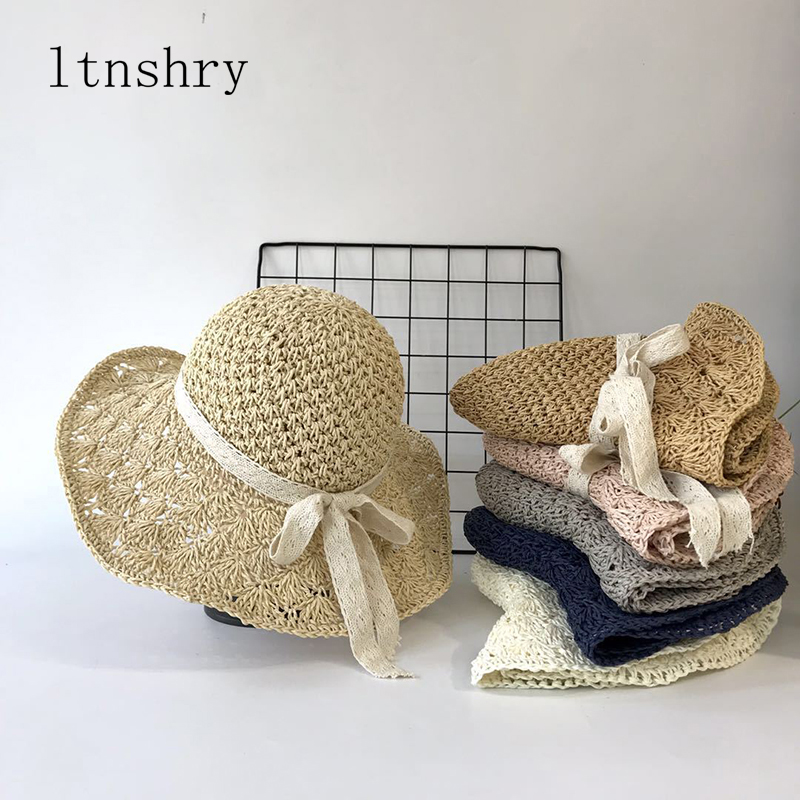 2020 Summer Women Straw Sun Hat Sweet Retro Foldable Straw Hats Girls Beach Panama Hats Chapeu Feminino Vacation Sun Visor
2020 Summer Women Straw Sun Hat Sweet Retro Foldable Straw Hats Girls Beach Panama Hats Chapeu Feminino Vacation Sun Visor