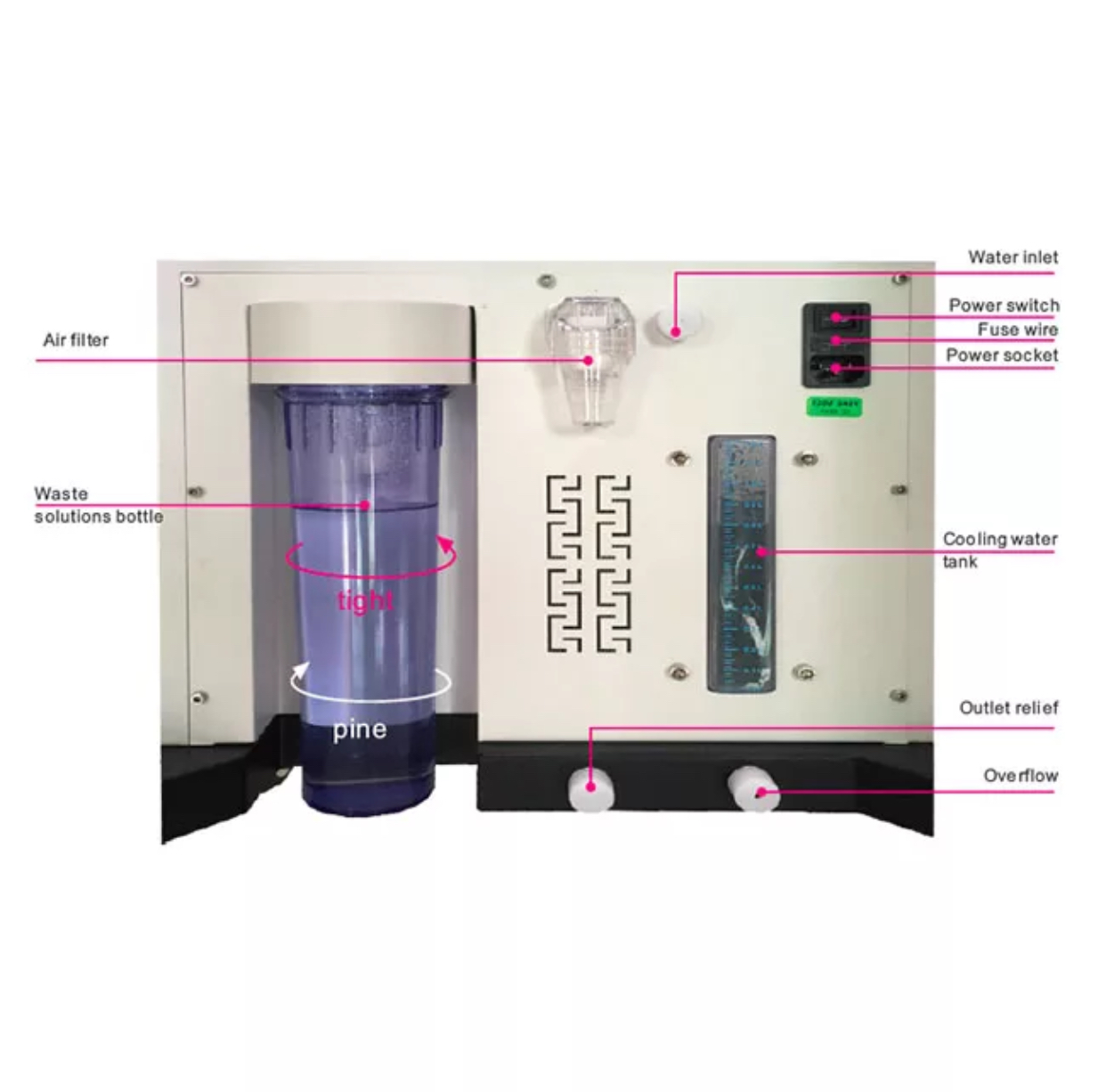 High quality Alice small bubble beauty machine 7-In-1Micodermabrasion Dedvice Deep Cleansing Equipment Water Jet Hydro Diamond Facial Clean