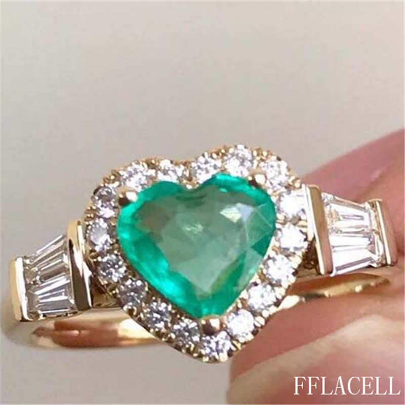 FFLACELL 2020 New Fashion Gold Plated Inlaid Peach Heart Zircon Ring Female Party Engagement Wedding Jewelry Gift
FFLACELL 2020 New Fashion Gold Plated Inlaid Peach Heart Zircon Ring Female Party Engagement Wedding Jewelry Gift