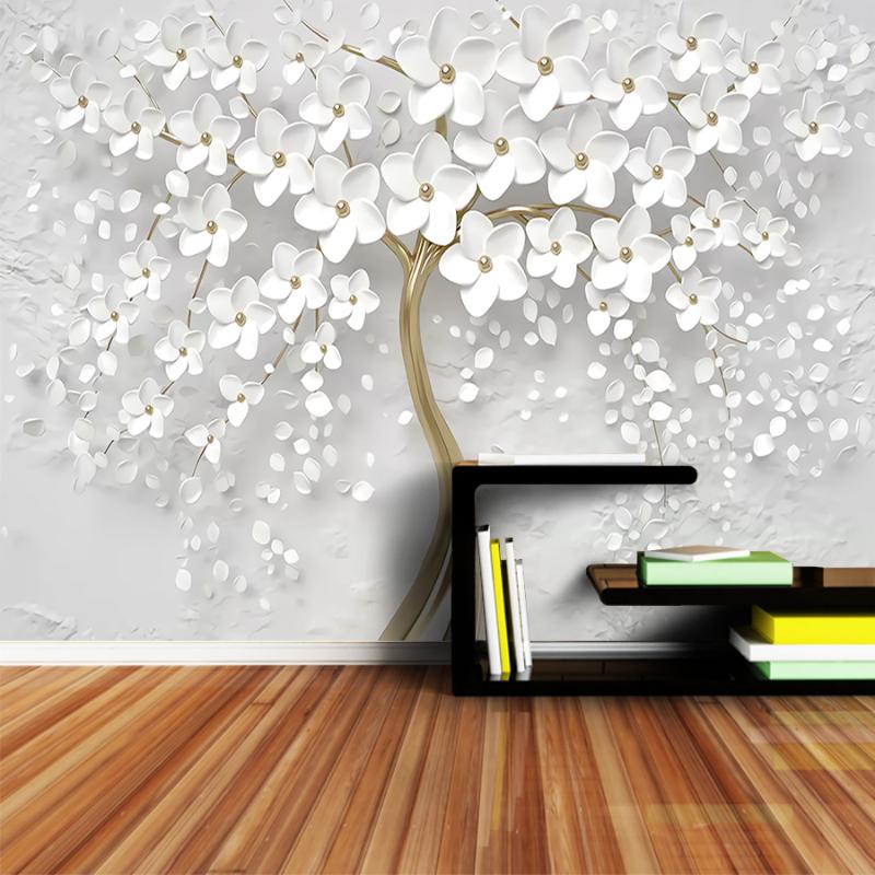 8d Crystal Silk Wallpaper Murals 3d for Living Room Bedroom Wall Papers Home Decor Paper Self Adhesive Wallpapers Tree Floral, Non woven-no glue 
8d Crystal Silk Wallpaper Murals 3d for Living Room Bedroom Wall Papers Home Decor Paper Self Adhesive Wallpapers Tree Floral, Non woven-no glue