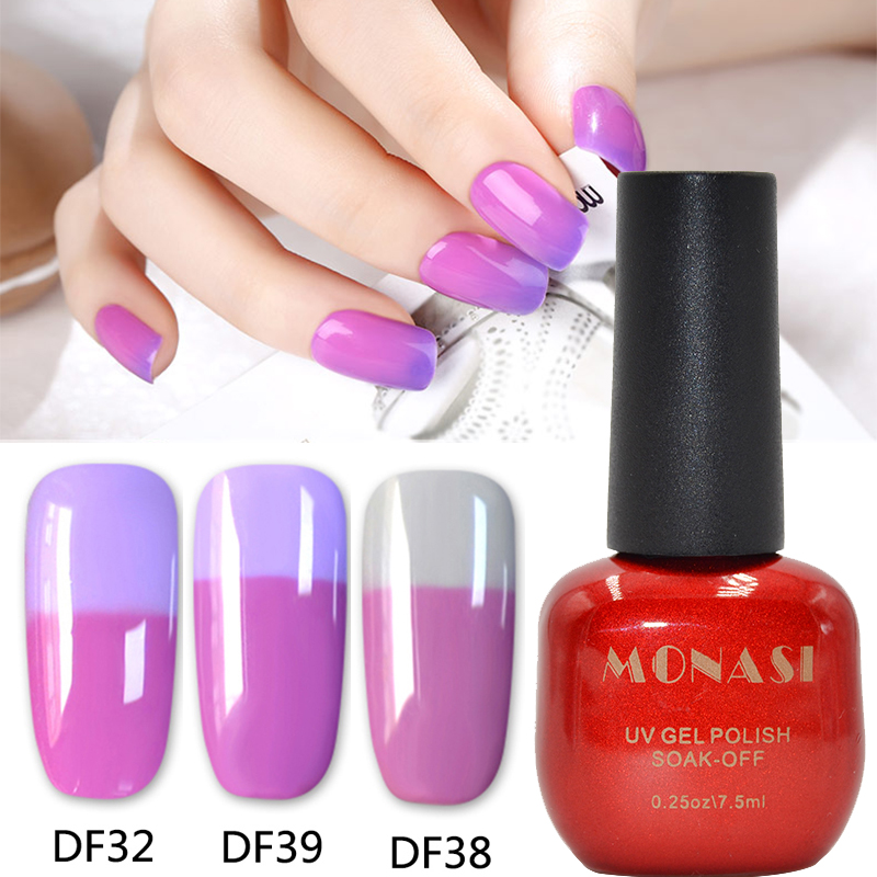 7.5ML/pcs 60 Colors UV Gel Lacquer Temperature Change Color Gel Varnish Vernis Semi Permanent Thermal UV Nail Polish (24-60, Df26
7.5ML/pcs 60 Colors UV Gel Lacquer Temperature Change Color Gel Varnish Vernis Semi Permanent Thermal UV Nail Polish (24-60, Df26