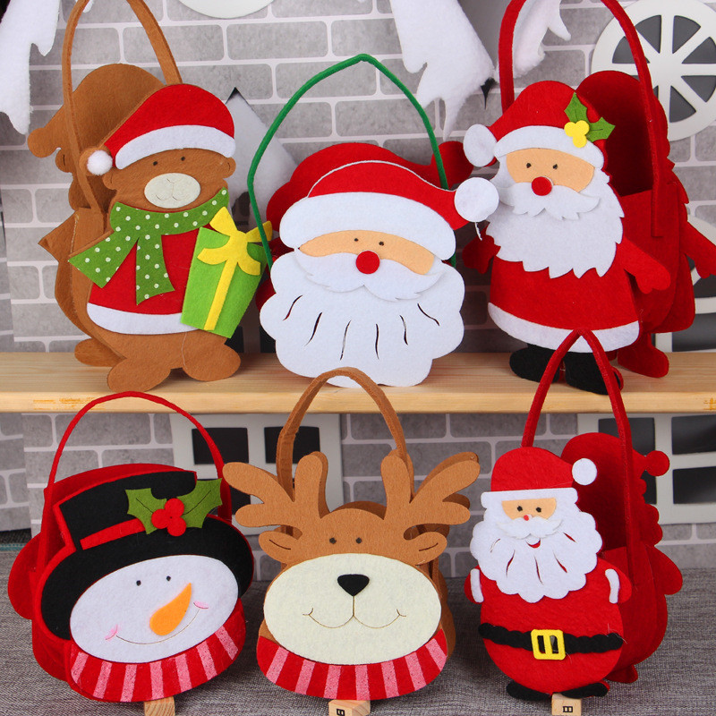 Christmas gift handbag elk snowman Xmas bag Children's Christmas gift Candy Bag Christmas Eve felt gft Bag FF143
Christmas gift handbag elk snowman Xmas bag Children's Christmas gift Candy Bag Christmas Eve felt gft Bag FF143