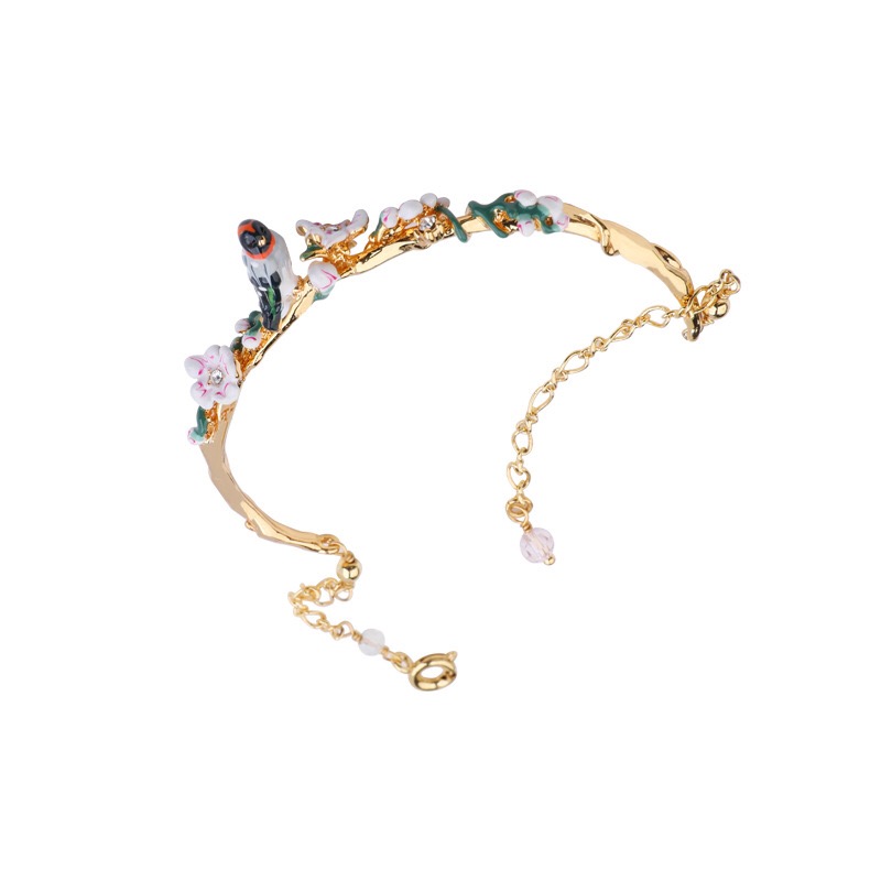 2020 new arrival France European bird flower enamel chain bracelets brand original elegant delicate bracelets for women lady
2020 new arrival France European bird flower enamel chain bracelets brand original elegant delicate bracelets for women lady