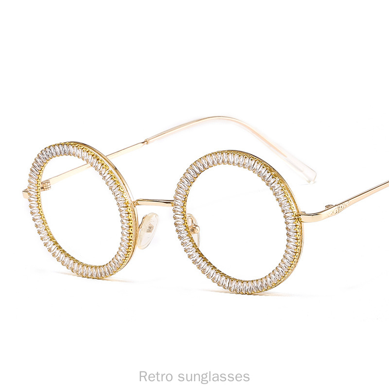Vintage Rhinestone Round Sunglasses Women Retro Luxury Crystal Diamond Colorful Circle Sun Glasses Shades with box FML
Vintage Rhinestone Round Sunglasses Women Retro Luxury Crystal Diamond Colorful Circle Sun Glasses Shades with box FML
