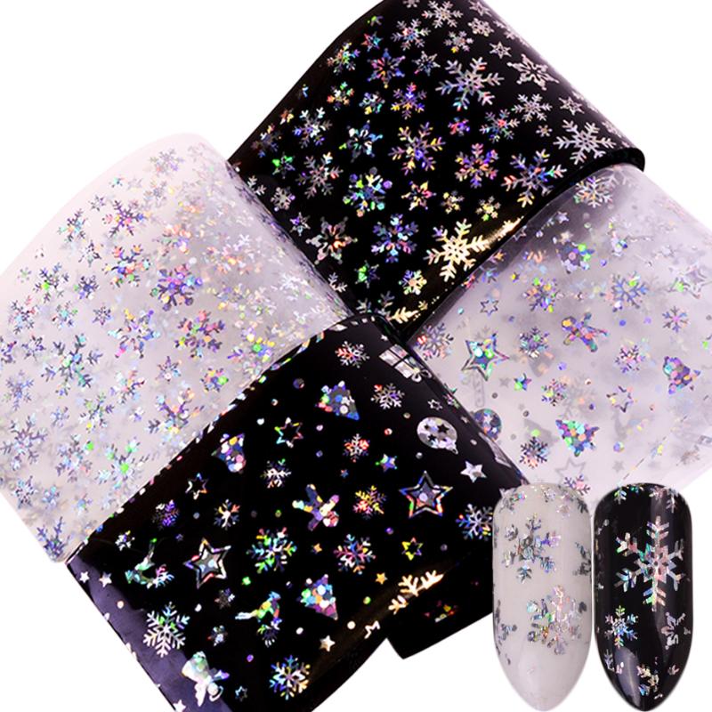 100x4cm Holographic Nail Foil Christmas 3D Snowflake Star Laser Glitter Cartoon Xmas Transfer Sticker Slide Manicure JIXK94-97, Xk96
100x4cm Holographic Nail Foil Christmas 3D Snowflake Star Laser Glitter Cartoon Xmas Transfer Sticker Slide Manicure JIXK94-97, Xk96