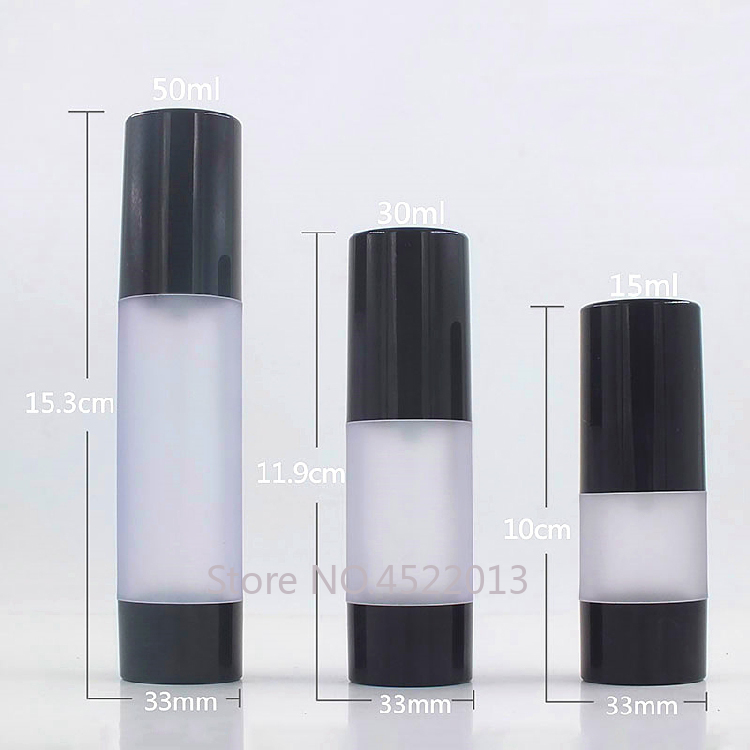 10/20/30pcs 15ml30ml50ml Empty Cosmetic Frosted Spray Toner Airless Bottle with Black Lid, Plastic Vacuum Spray Nozzle Atomizer
10/20/30pcs 15ml30ml50ml Empty Cosmetic Frosted Spray Toner Airless Bottle with Black Lid, Plastic Vacuum Spray Nozzle Atomizer